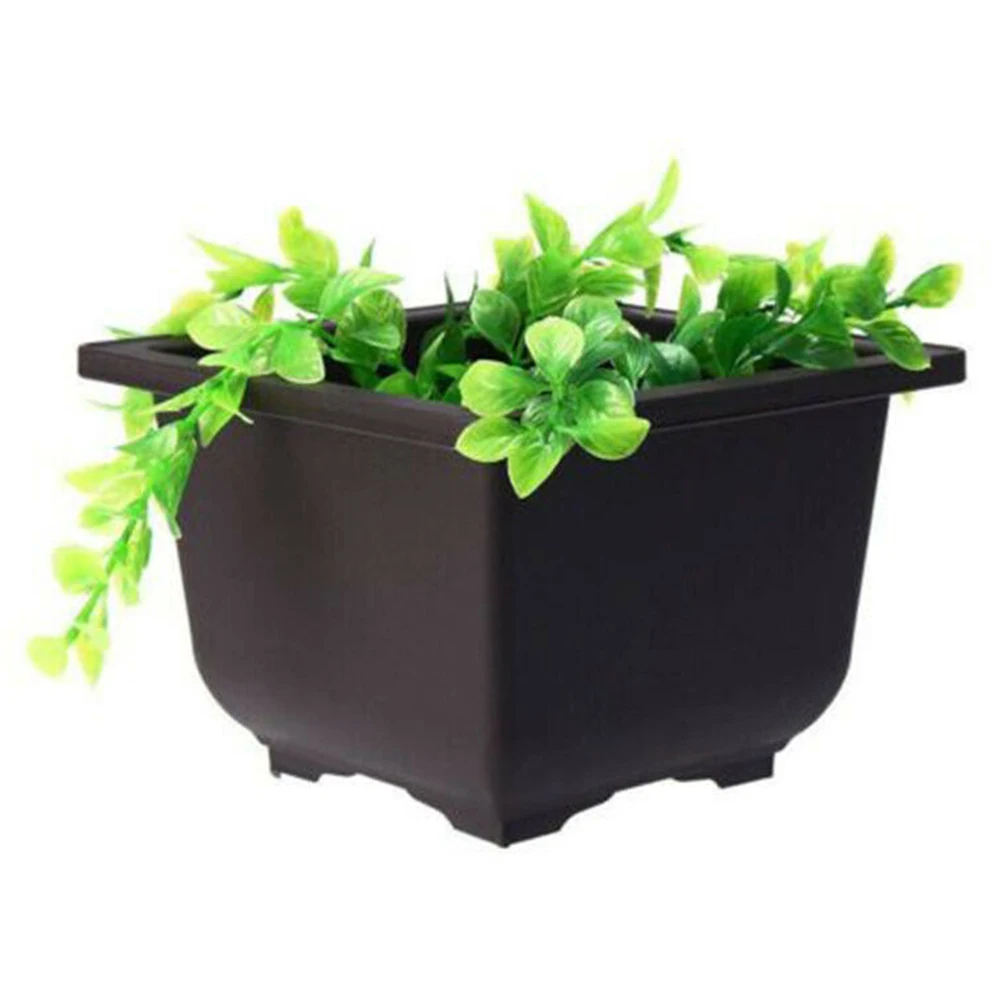 5PCS/Set Bowl Planter Balcony Home Plant Nursery Flower Pot Reusable Imitation Purple Sand Mold Proof Freestanding Ventilation