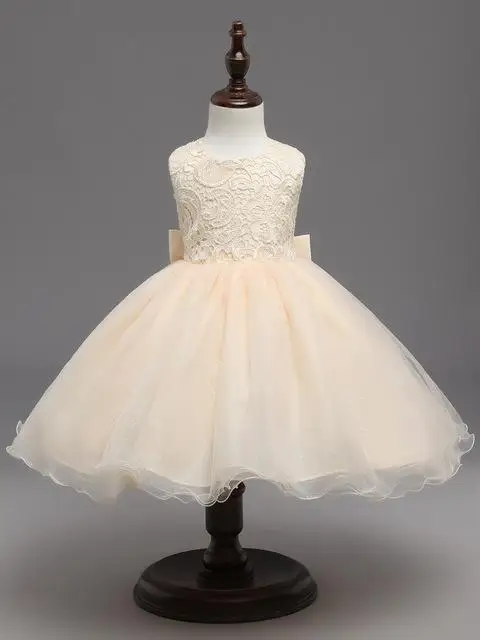 Dress 4 Нарядное платье для дня рождения для маленьких девочек г. Одежда для детей на крестины, размер 6, 7, 8 Бальные платья принцессы для девочек, одежда - Цвет: Dress 4