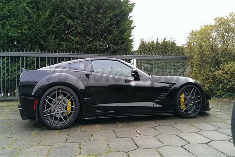 Комплект задних крыльев из углеродного волокна/ФАП 7 шт. подходит для 2014-2019 Corvette C7