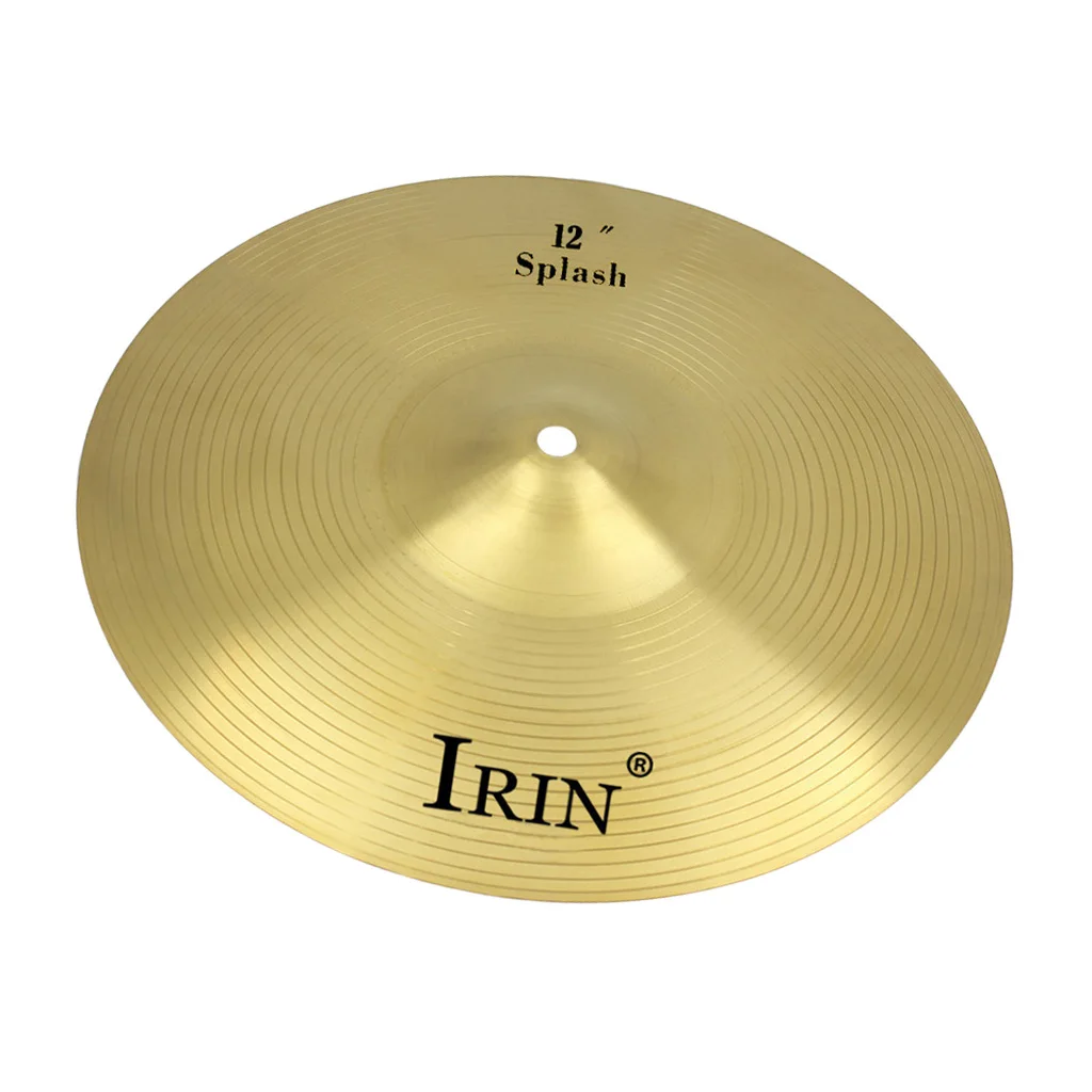 12 Inch Brass Crash Cymbal Hi Hat Cymbals for Drum Percussion Instrument Set