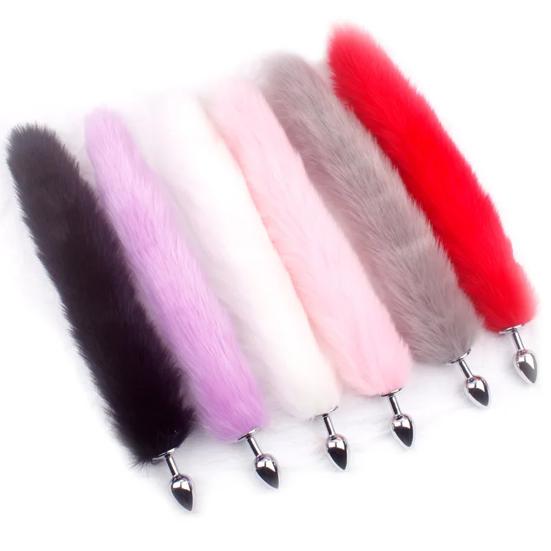 Metal Feather Anal Toys Fox Tail Plug Erotic Anus Toy Butt Sex For Woman And Men Sexy Adult Accessories | Красота и здоровье