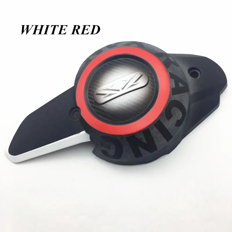 white red Модифицированный мотоциклетный NVX aerox защитный чехол для двигателя, чехол для двигателя, защитный чехол для yamaha NVX155 DGR155 L155 - Цвет: white red