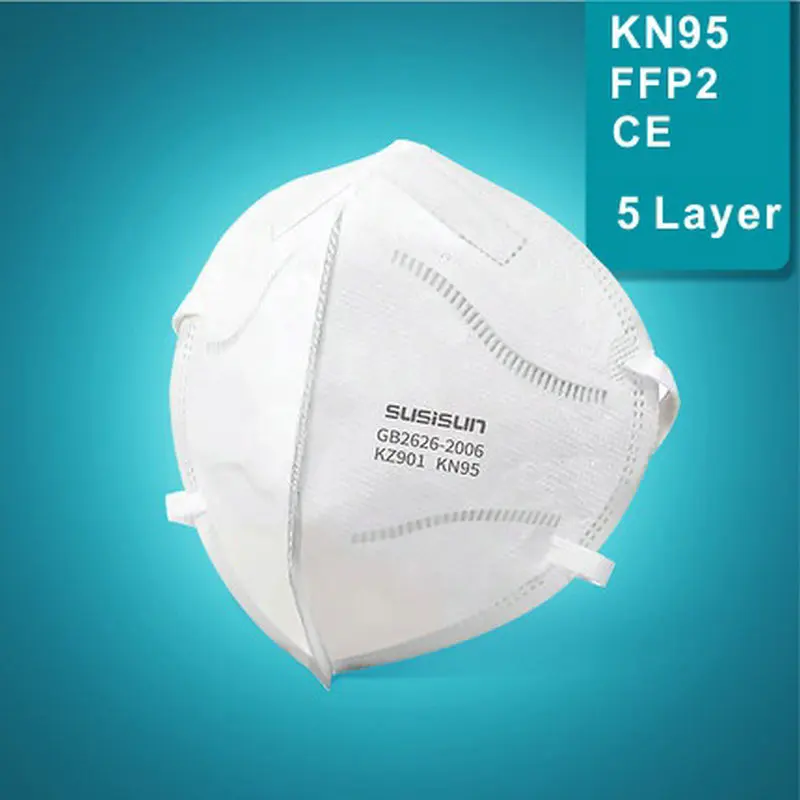 

in stock KN95 respiratory mask 5 layer FFP2 CE respiratory Protective Face Mask 10 Piece Civil Non Woven FDA standard