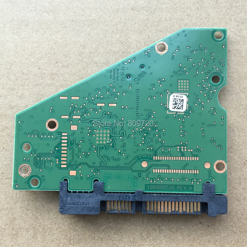  Piezas del disco duro PCB board 100800538 REV A para Seagate 35 SATA hdd Recuperación de datos 100%