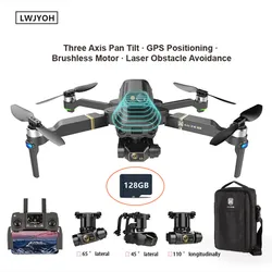 KAI ONE Pro/Max – Drone GPS 8K HD, double caméra, trois axes, moteur à cardan sans balais, avec Wifi 5G, quadcopte Rc, Distance 1.2km, cadeaux 