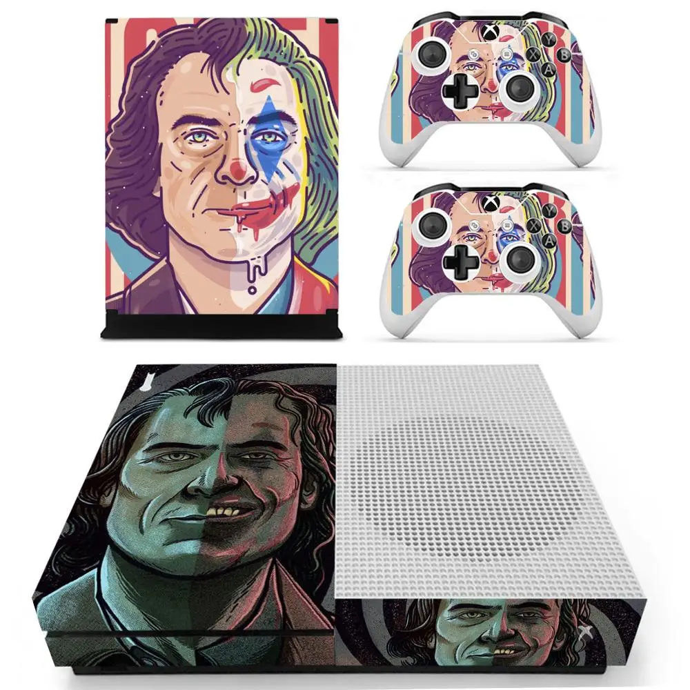 DC Джокер кожи наклейка для Xbox One S консоли и контроллеры для Xbox One тонкий кожи наклейка s винил - Цвет: Ys-xboxoneS-2423