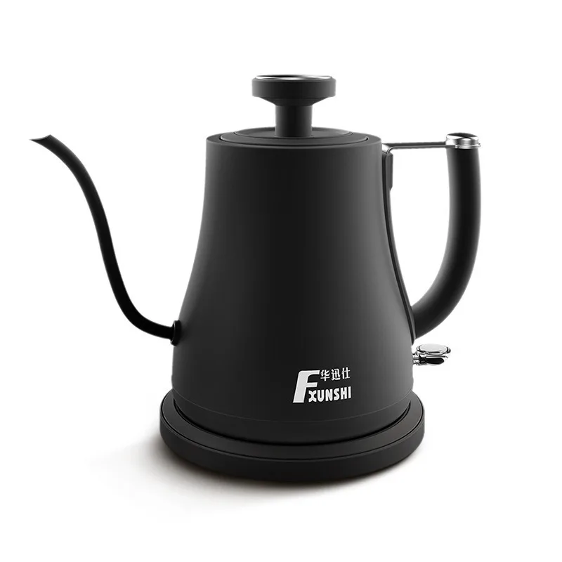

Hanging ear coffee maker hand coffee pot electric hot long mouth fine mouth with thermometer stainless steel coffee pot
