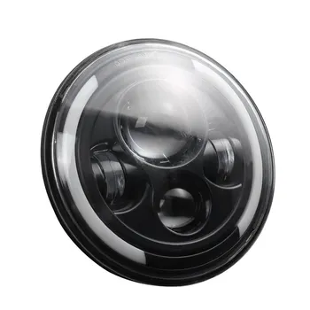 

7" LED Headlight 150W Round LED Headlamp H4 H13 Headlight 6500K Adapter DRL High Low Beam Waterproof Light for Jeep Wrangler