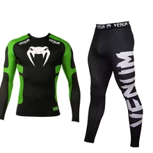 4 шт./компл. Для мужчин спортивный костюм для тренажерного зала Фитнес компрессионный спортивный костюм Одежда Бег Спортивная одежда тренировки колготки