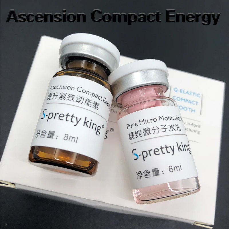 

8 ml Korean Ascension Compact Energy Molecular Water facial skin Rejuvenation set for ace lifting Anti-aging with Hyaluronic pen