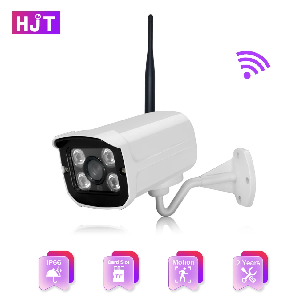 HJT H.264 1080P 2.0MP WIFI IP камера со слотом для SD карты видеонаблюдения 4IR ночное видение