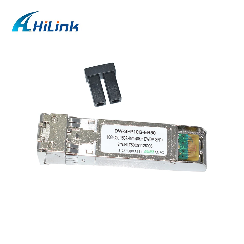 DHL! 10GBASE-ER Дуплексный LC модуль приемопередатчика 10G CH50 C50 1537,40nm 40 км DOM DWDM SFP