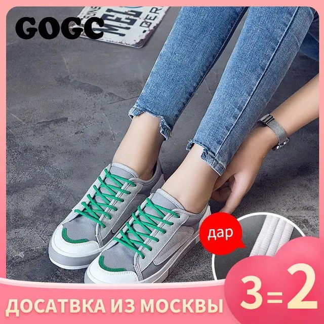 US $15.16 GOGC 2019 new women shoes white sneakers women slipony women canvas shoes female summer running sho
