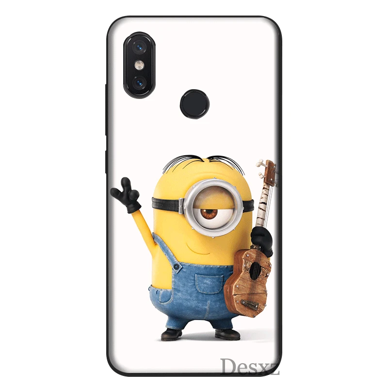 Mobile Cell Phone Case for xiaomi Redmi Note 6 7 8 Pro 5 5A 4X Prime Cover Minion My Unicorn Agnes christmas Cute