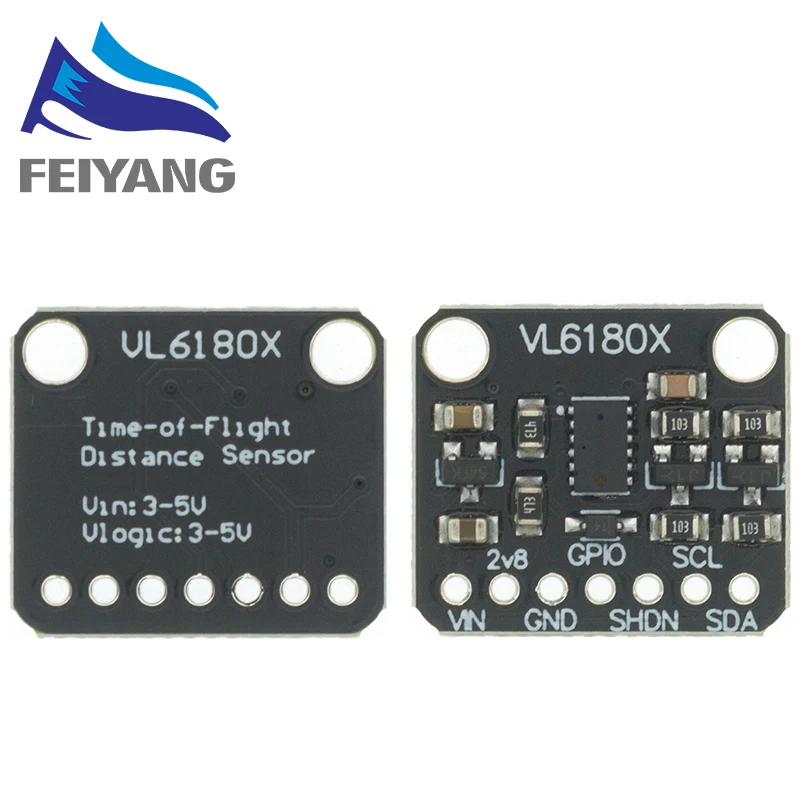 1PCS VL6180 VL6180X Entfernungsmesser Optische Entfernung Sensor Modul für Arduino I2C Schnittstelle 3,3 V 5V gebaar erkennung – Detail 7