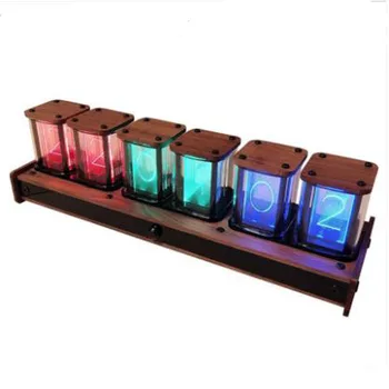 

Glow clock analog glow clock diy glow lamp clock tube analog glow acrylic glow clock glass tube