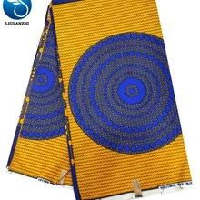 Воск liulanzhi ткани Анкара полиэстер Африканский воск ткани для женщин платья последний стиль воск ткани 6 ярдов ML29L01-ML29L18
