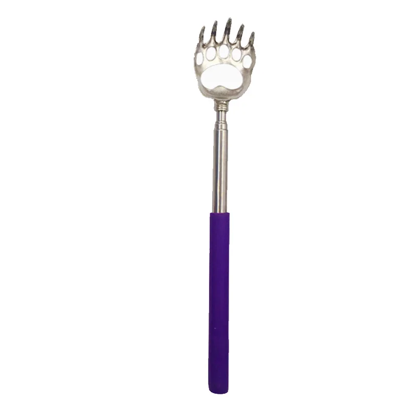 1 pc Purple Скребок для спины, телескопический скребок для царапин, массажный комплект, скребок для спины, выдвижной, телескопический, зуд, товары для здоровья, Hackle - Цвет: 1 pc Purple