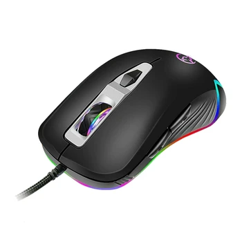

YWYT G827 Macro Programming Mechanical Mouse USB Wired Gaming Mouse RGB Marquee