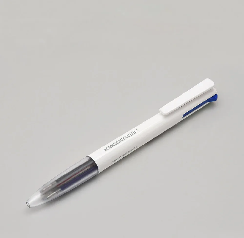 Xiaomi KACO 4 In 1 Easy 4 FUNTIONS PEN Multifunction Pens 0.5mm Black Blue Red Green Refill Gel Pen For Office Student