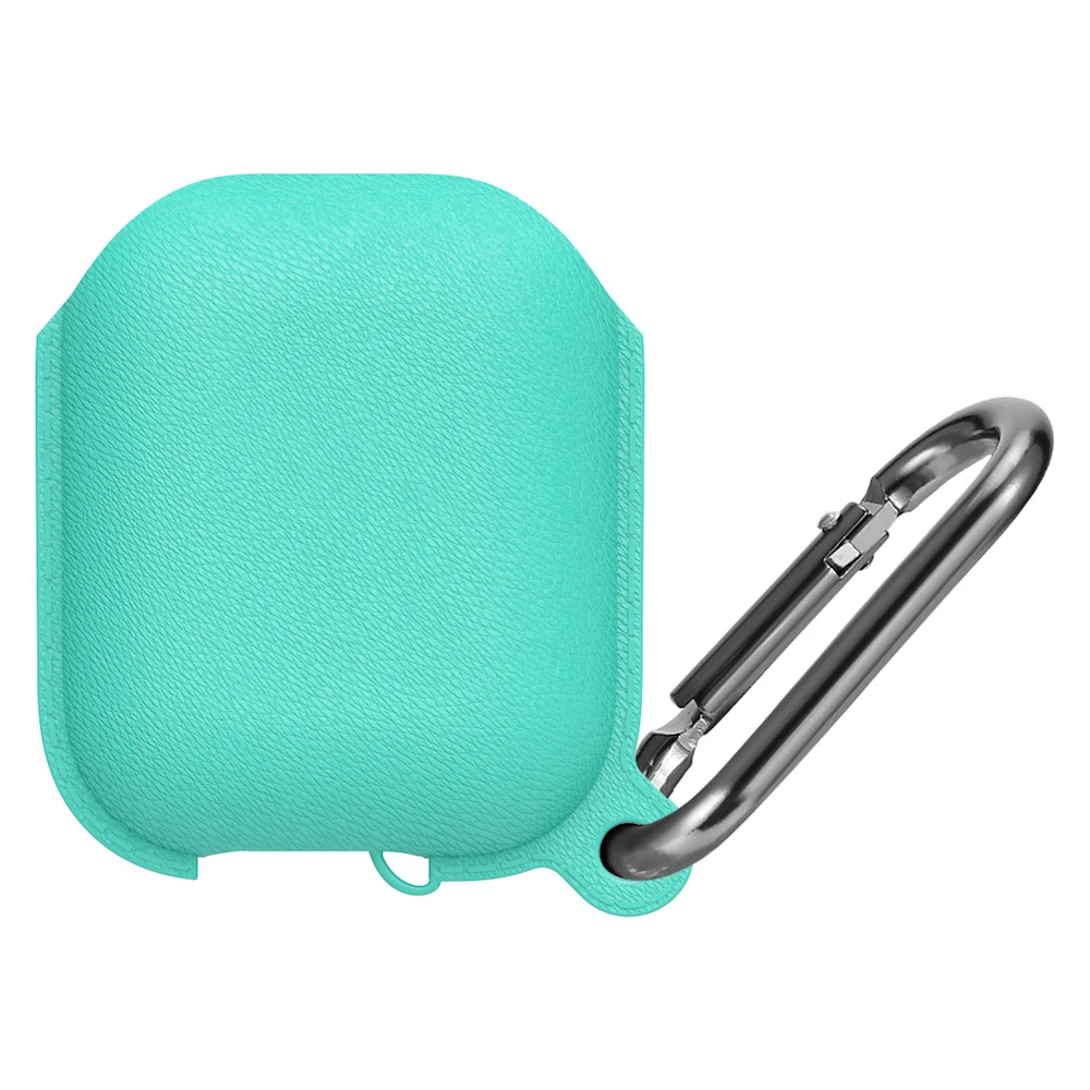 Набор наушников с Litchi узором для Airpods, чехол, симпатичный силиконовый bluetooth-наушник, защитный чехол-1or2 поколения - Цвет: 11
