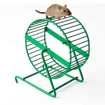 

Pet Products Wire Mesh Hamster Wheel Toy for Small Animals A69D