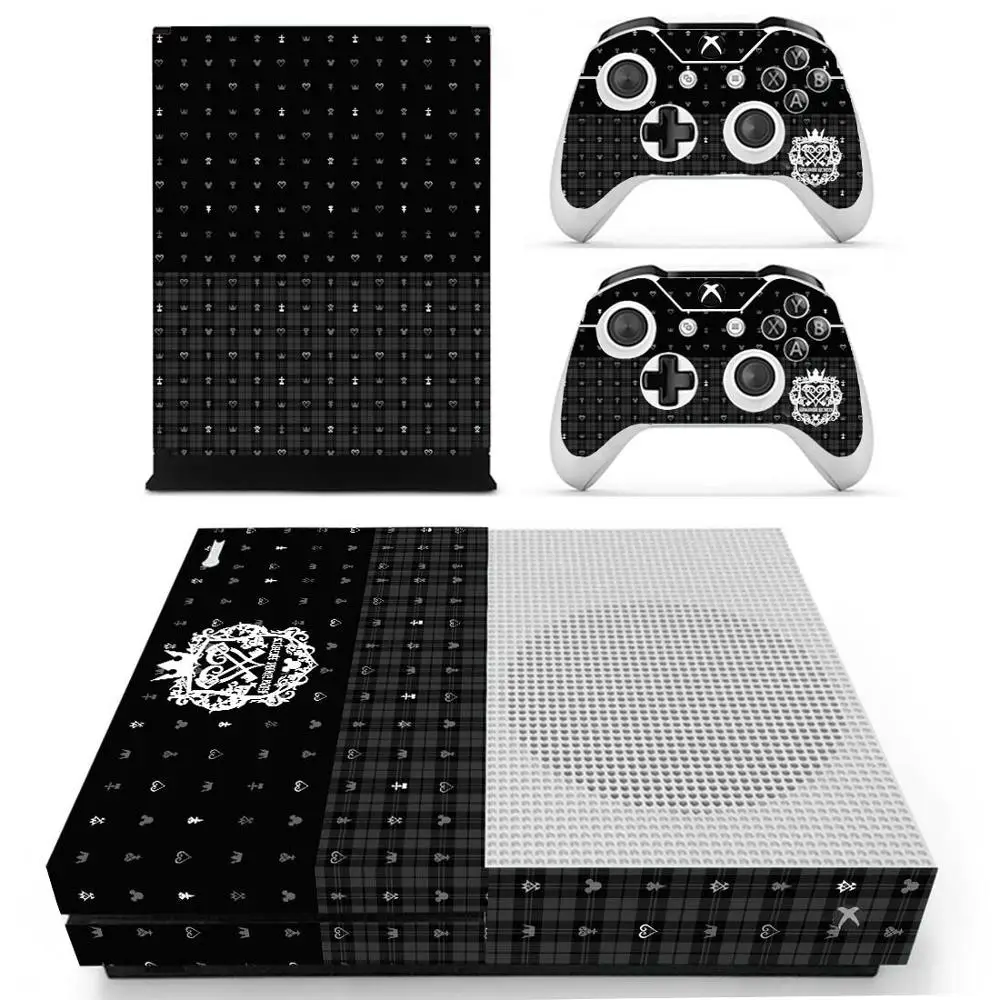 Наклейка на кожу Kingdom Hearts для Xbox One S консоли и Kinect и контроллеров для Xbox One тонкая виниловая наклейка на кожу - Цвет: YS-xboxoneS-2066