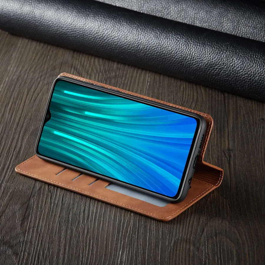 Чехол для телефона Xiaomi Redmi Note 7 8 Pro, кожаный флип-чехол для Xiaomi Xiomi Redmi Note 7 8 Pro 8 Etui, Магнитный чехол-книжка