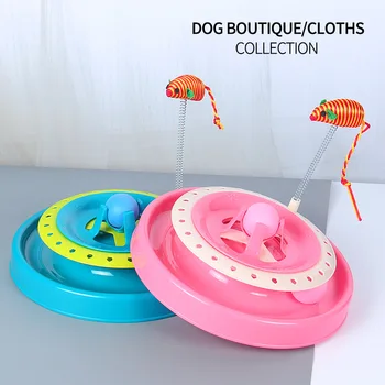 

Pet Toys Cat Play Plate Interactive Game Plate Automatic Play with Cat Fancy Toy Pet Supplies Wholesale