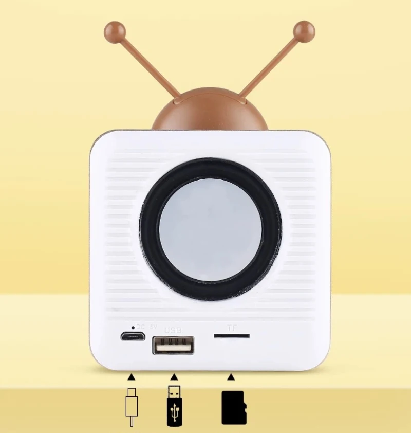Мода Ретро ТВ моделирование Bluetooth динамик Peterhot PTH900 красочные беспроводной мини музыкальный плеер Кронштейн для мобильного телефона