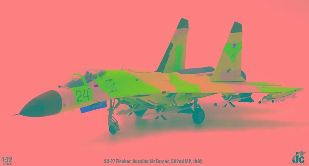 JC Крылья SU27UB su27fighter самолет ВВС России фото 1/72 литой самолет