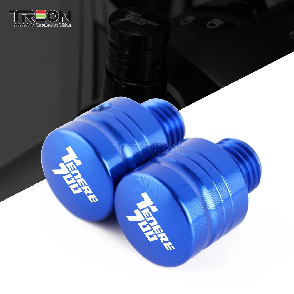 Per Yamaha Tenere700 Tenere 700 2019 2020 2021 Moto Universale M10X1, 25 Tappi A Vite Con Foro Per Specchio In Alluminio Cnc