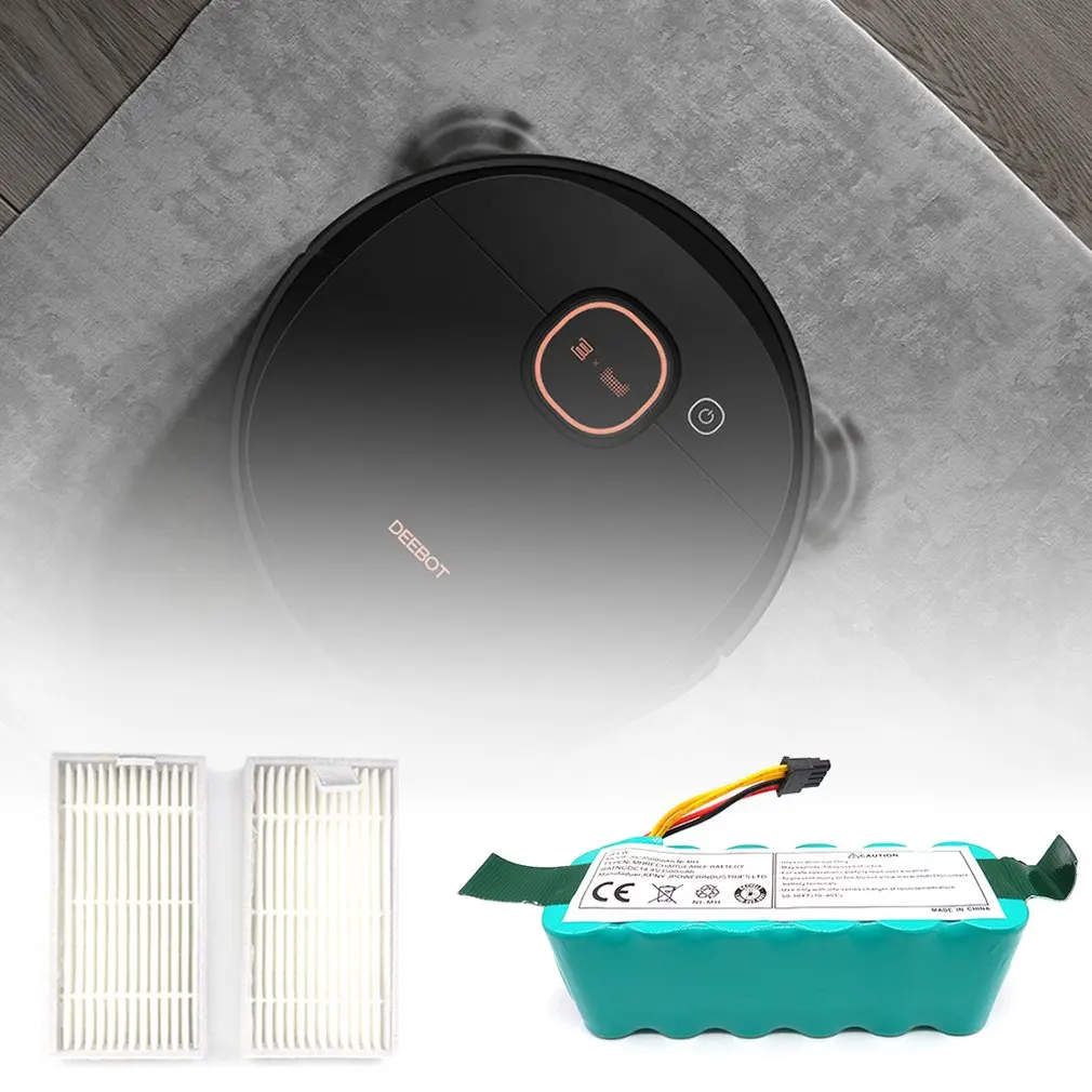 Запасные части для пылесоса Ecovacs Mirror CR120 эффективный пылевой HEPA фильтр 14,4 V 3500mAh батареи