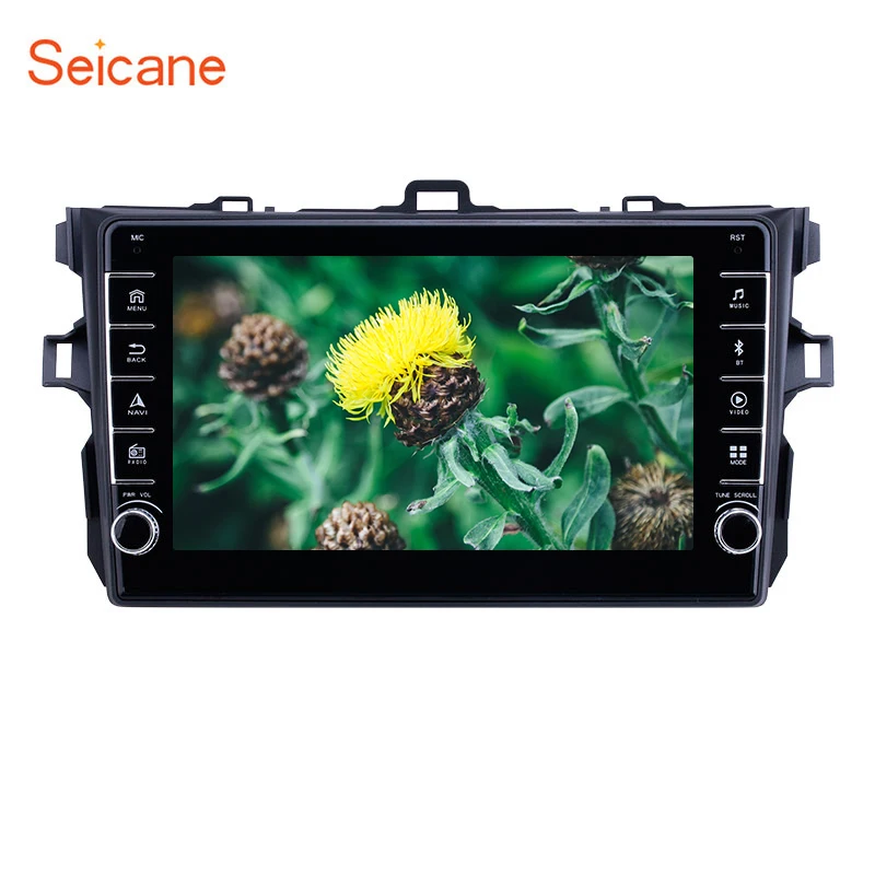 Seicane автомобильный 2Din gps стерео Navi Android 9,1 HD 2+ 32GB Автомобильный мультимедийный плеер для Toyota Corolla 2006 2007-2012 головное устройство радио