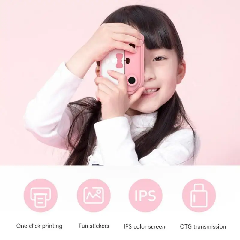 

Mini Camera Develop Children Curiosity Creativity Fashion Cute Multi-function Printing Portable for Taking Photos