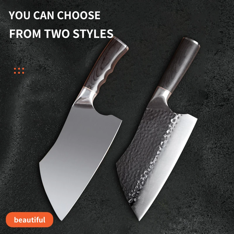 

Bone Chopping Knife Handmade Forged Meat Bone Cleaver Vegetables Chinese Chef Slicing Kitchen Knife Stainless Steel Couteau