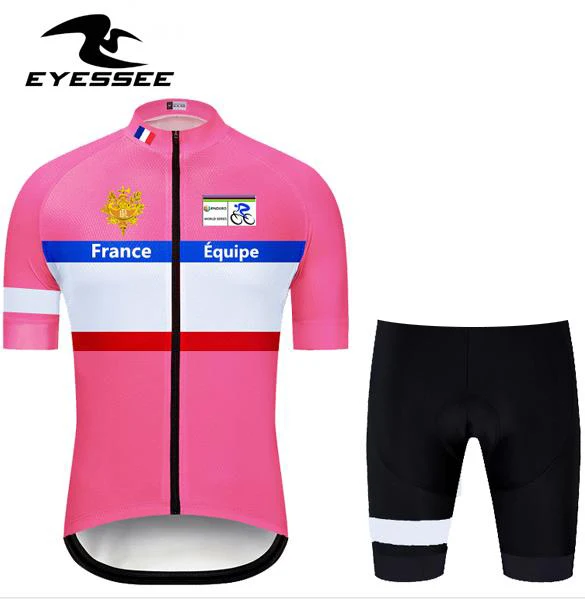 kits EYESSEE, французская одежда для велоспорта, Профессиональная мужская команда, летний комплект для велоспорта, комплект одежды для MTB, одежда для велоспорта, костюм Ropa Ciclismo - Цвет: kits
