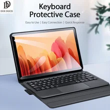 

Keyboard Protective Leather Case For Samsung Tab A7 2020 Wirless Keyboard Case Quick Response Sturdy Folding Stand DUX DUCIS