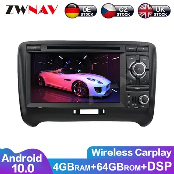 

IPS Screen PX6 Android 10.0 Car Multimedia Player For Audi TT 2006 2007 2008-2013 Car Audio Radio Auto Stereo Gps Navi Head Unit