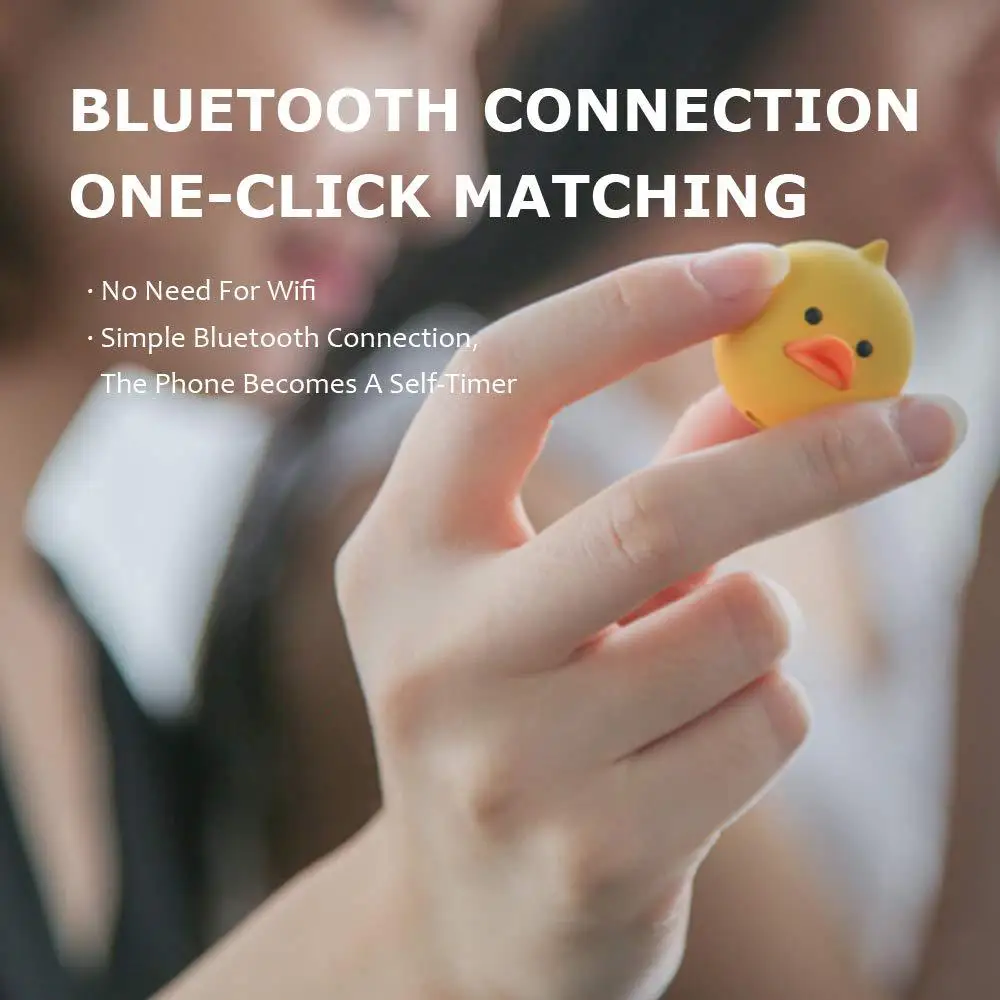 Портативный мини милый мультяшный затвор камеры Bluetooth беспроводной пульт дистанционного управления затвором камеры для смартфонов iPhone iOS Android