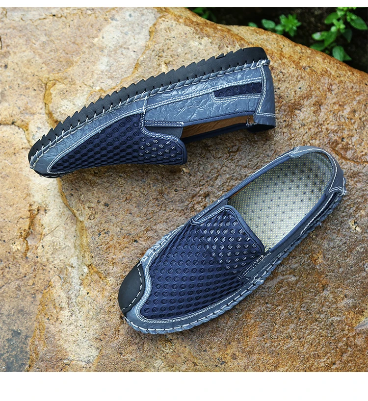 Мужские кроссовки; сетчатая обувь; летние лоферы; повседневная мужская прогулочная обувь; нескользящая обувь для вождения; дышащие уличные кроссовки; модные теннисные кроссовки