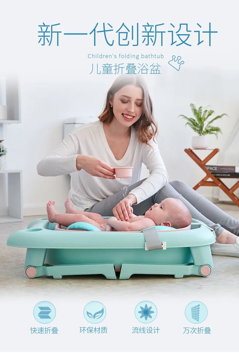 Baignoire Pliante 3 En 1 Pour Enfants De 0 A 10 Ans Baril De Bain Antiderapant Pour Piscine Materiau Tpr Sain Aliexpress