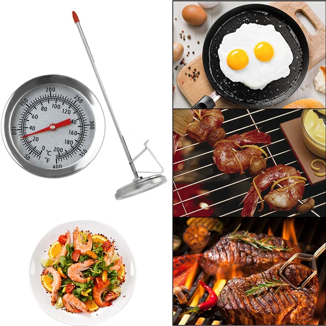 Szonda Hőmérő Konyhai Szerszámok Főzési Hőmérsékletmérő 0 ~ 200 ℃ Tej Kávé Étel Húsmérő Rozsdamentes Acél - Image 6