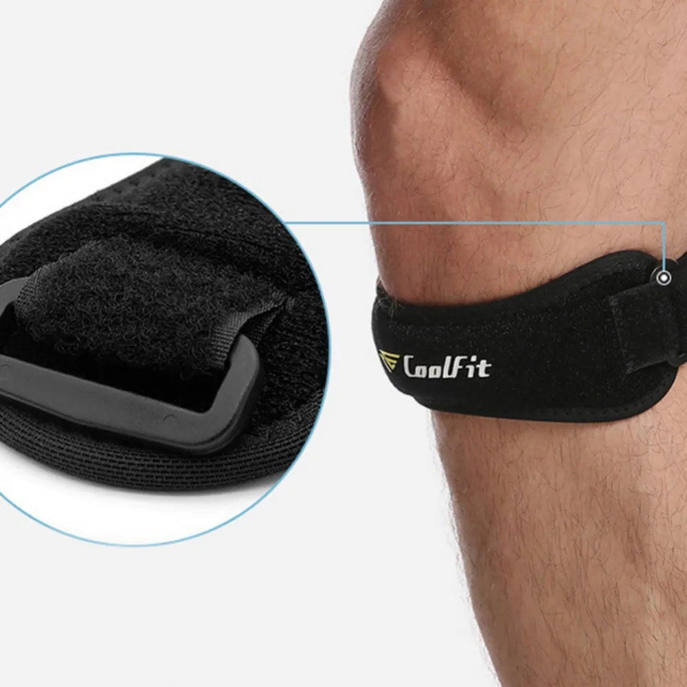 Soccer Basketball Knee Pain Relief Brace Adjustable Patella Stabilizer Knee Strap Belt Support For Hiking Running Tennis