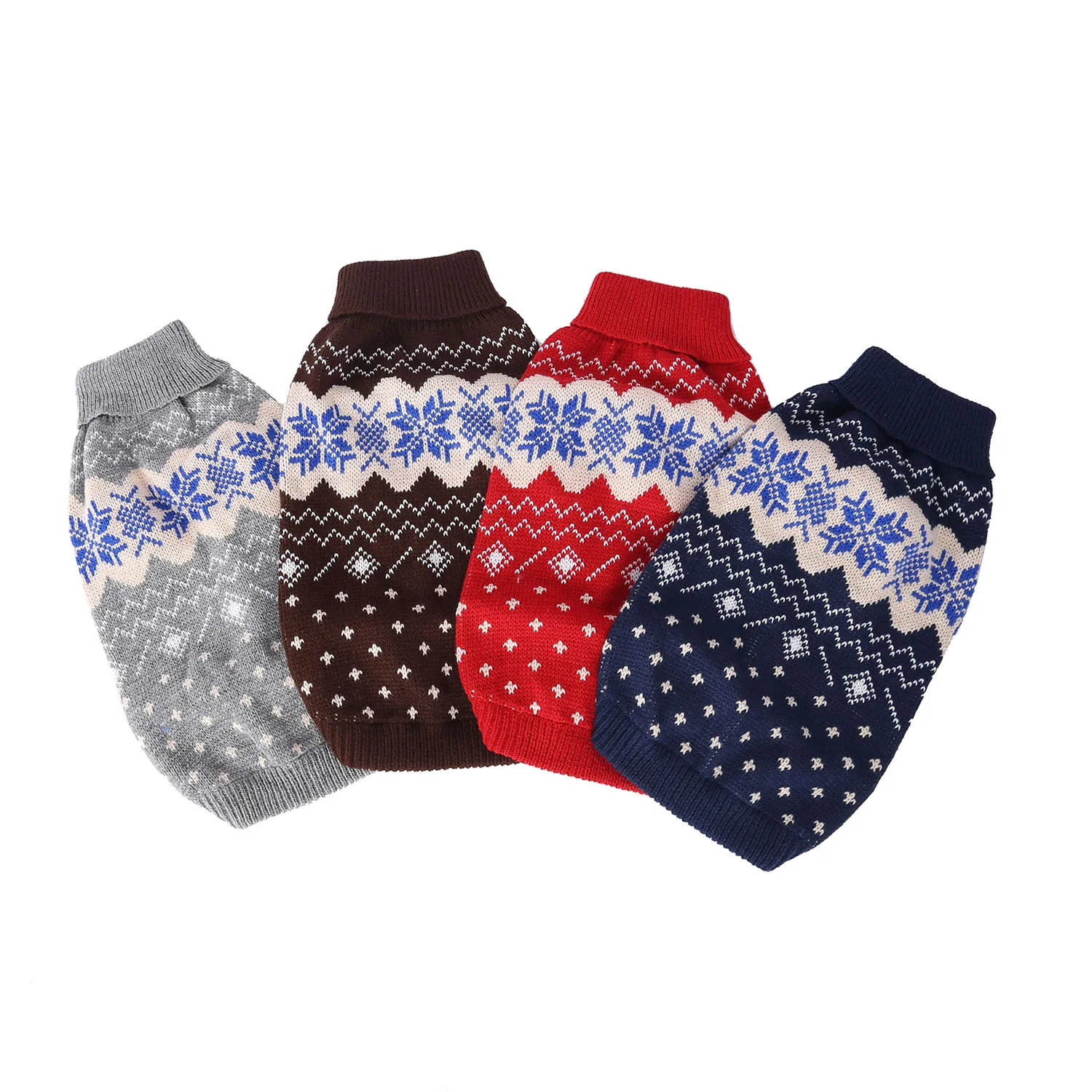 Maglione Per Cani Autunno Pet Camouflage Love Hooded Diamond Lattice Snowflake Pet Clothes