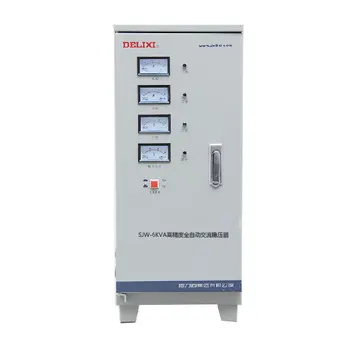 

DELIXI SJW-D6000VA (6KW) three phase purification stabilizer high precision testing equipment computer exchange regulator 380V
