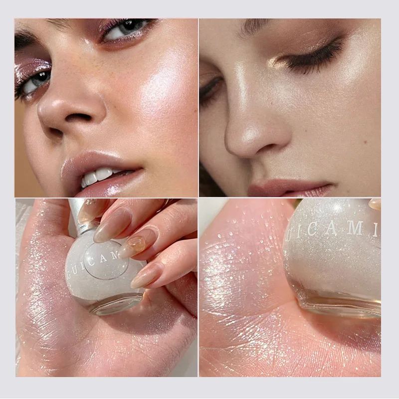 

Bulb Shape Diamond Highlight Brighten Face Body Cosmetics Countour Illuminator Glow Liquid Highlighter Makeup Shimmer Shine
