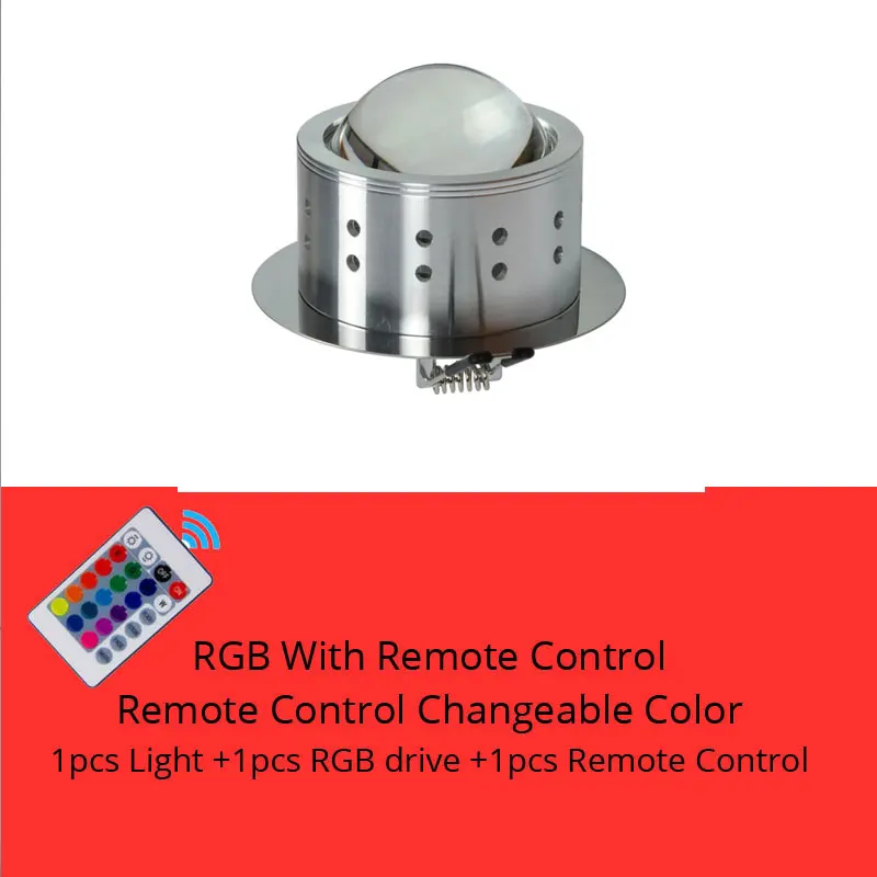 RGB With Remote Светодиодный настенный светильник 3W RGB с пультом дистанционного управления декоративный хрустальный светильник красочный Небесный светильник Гостиная Диван ТВ задний настенный светильник - Цвет абажура: RGB With Remote