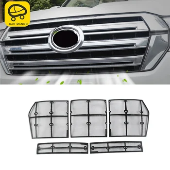 

CARMANGO Car Anti Insect Sunscreen Front Hood Grills Grille Net Mesh Frame Auto Parts for Toyota Land Cruiser 200 2016-2018