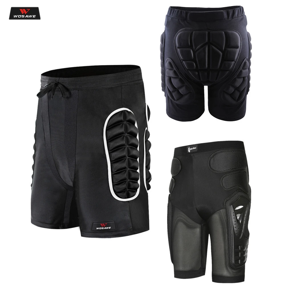 WOSAWE Motocross Hip Protective Shorts Motorcycle Hip Paded Protection